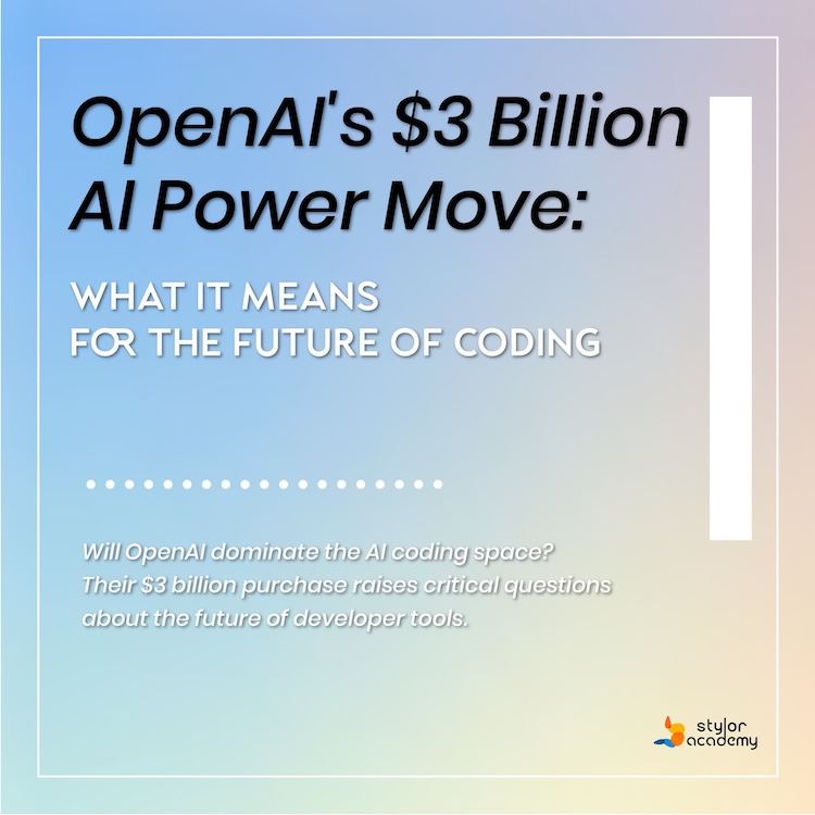 OpenAI ทุ่ม 3 พันล้านดอลลาร์ เข้าซื้อแพลตฟอร์มพัฒนา AI Windsurf