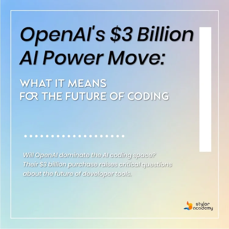 OpenAI ทุ่ม 3 พันล้านดอลลาร์ เข้าซื้อแพลตฟอร์มพัฒนา AI Windsurf